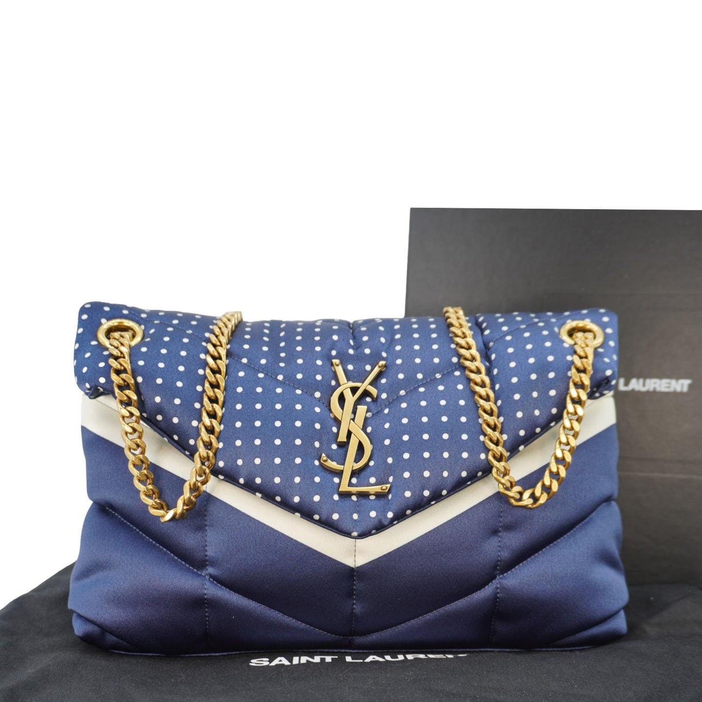 Saint Laurent Loulou Canvas Red Crossbody Canvas