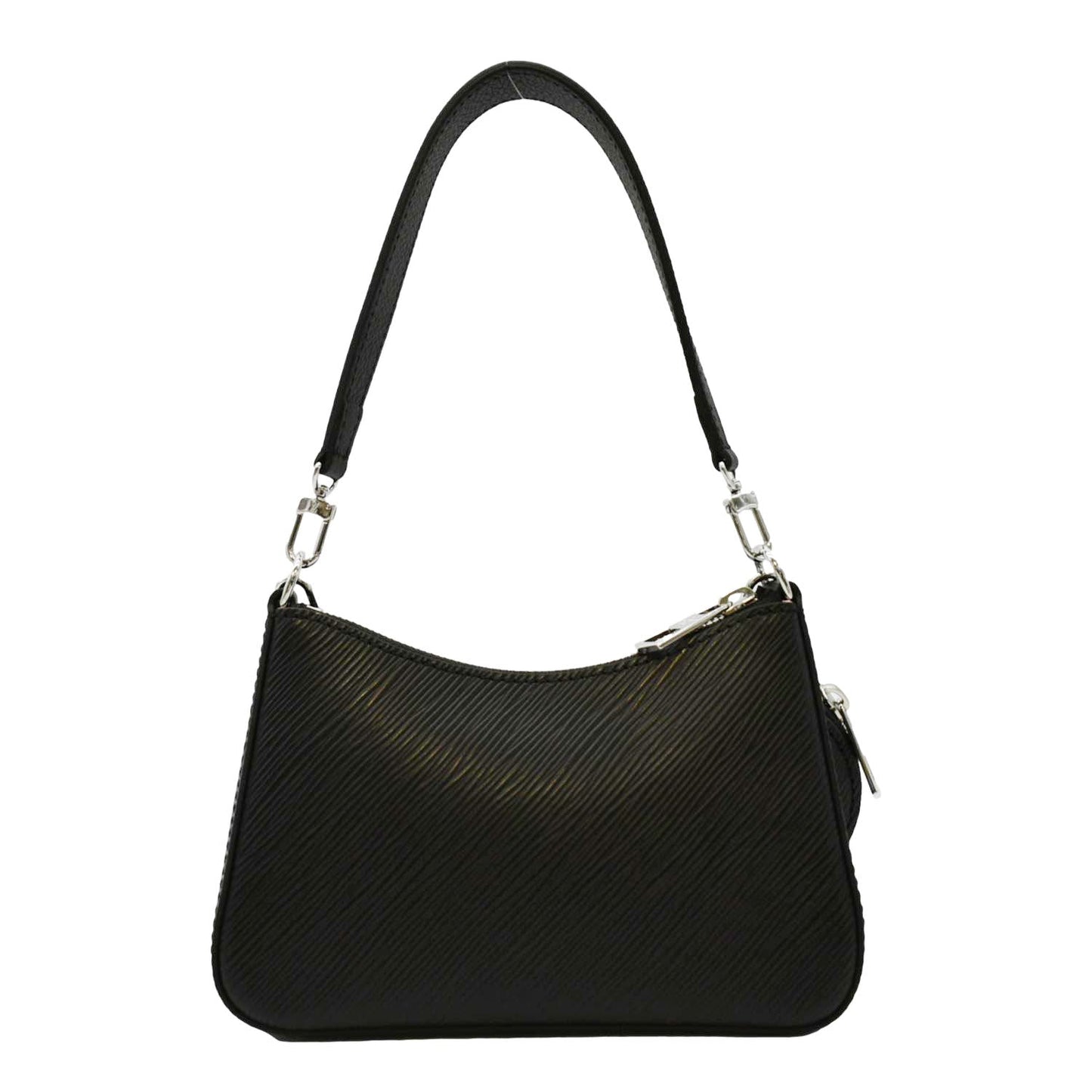 LOUIS VUITTON Marellini Epi Leather Shoulder Bag Black