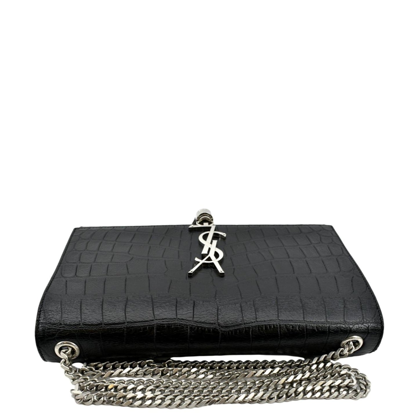 Saint Laurent Kate Leather Black Shoulder Bag Style 14