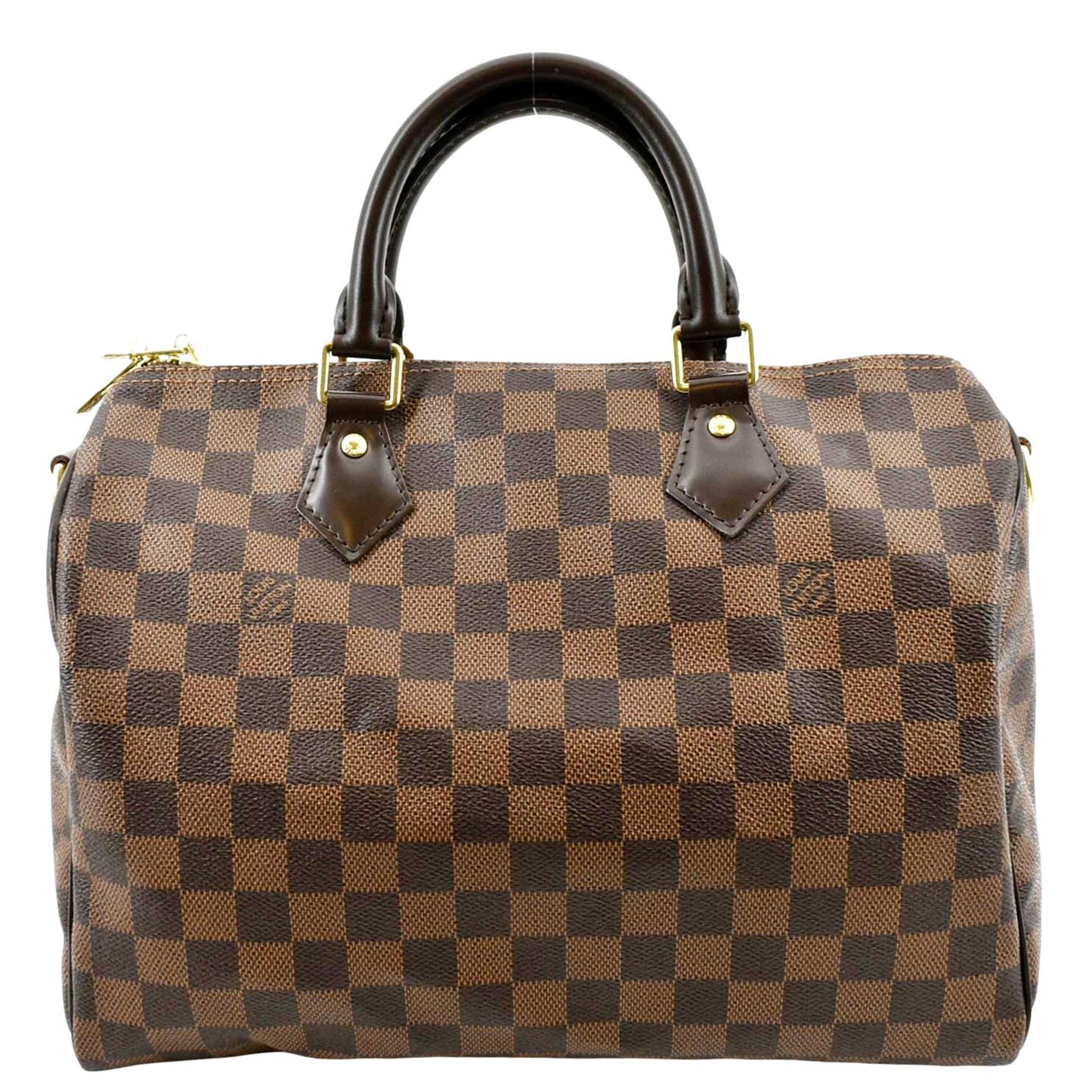LOUIS VUITTON 30 Bandouliere Damier Ebene Shoulder Bag Brown