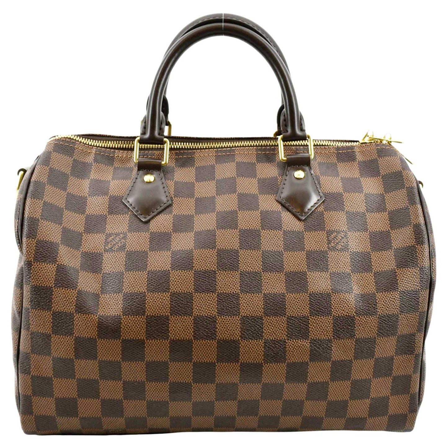 LOUIS VUITTON 30 Bandouliere Damier Ebene Shoulder Bag Brown