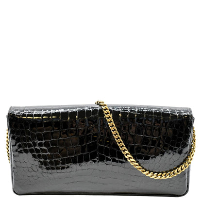 Saint Laurent Kate Leather Black Shoulder Bag Style 13
