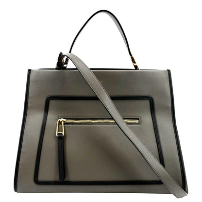 Fendi Tote Leather Red Tote Bag Style 24