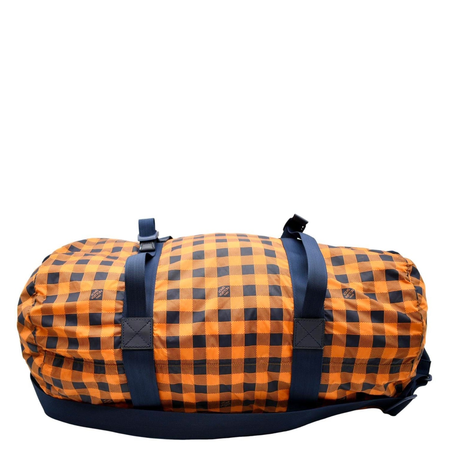 LOUIS VUITTON Keepall 50 Adventure Practical Nylon Damier Masai Duffle Travel Bag Orange - Deals