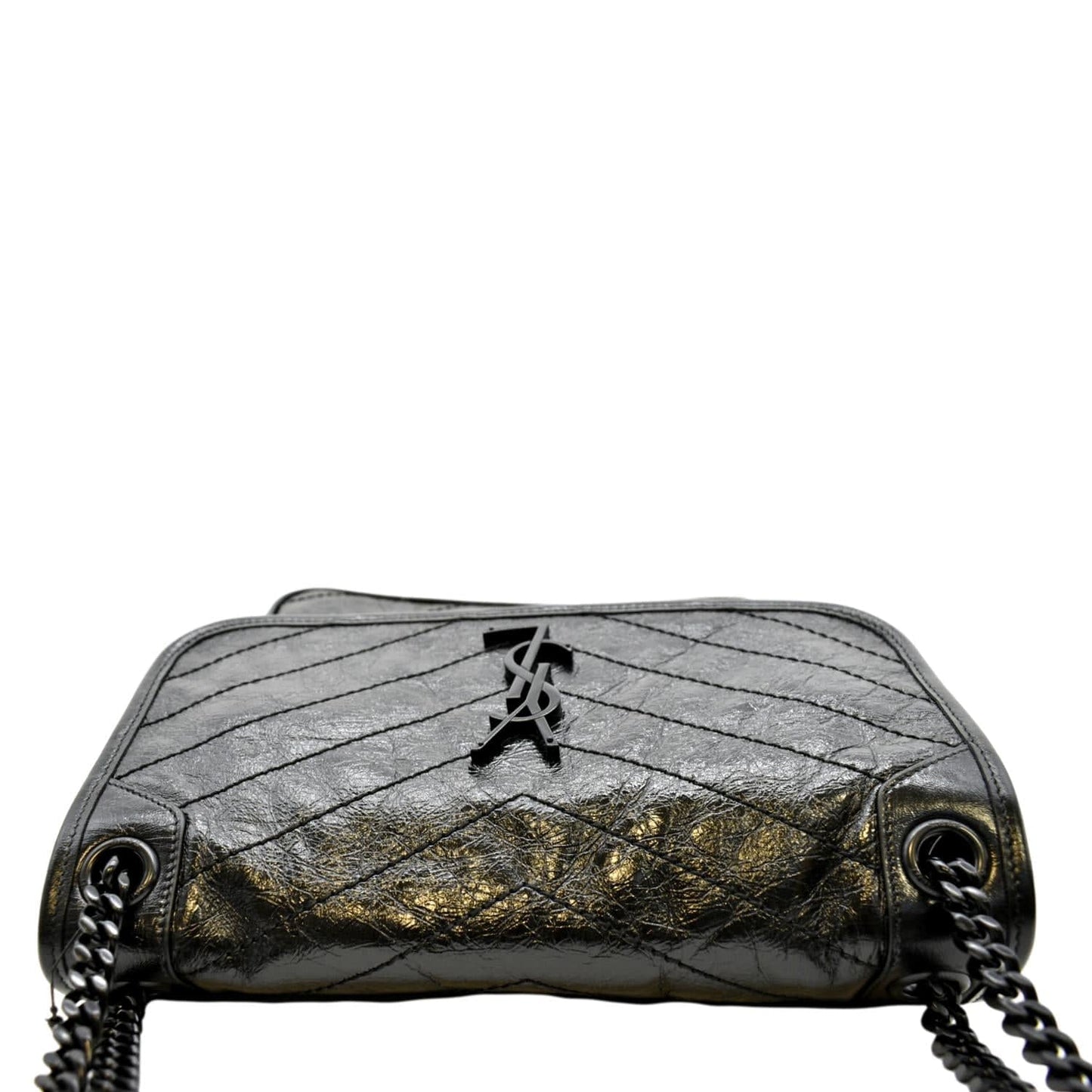 Saint Laurent Niki Leather Black Shoulder Bag Style 2
