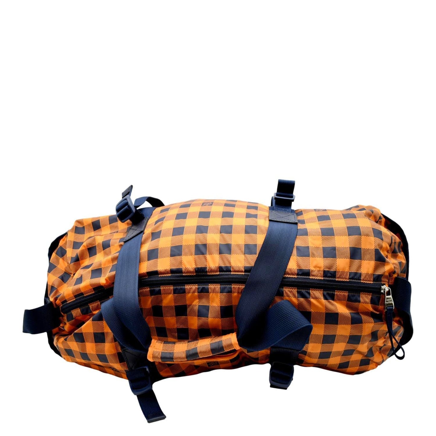 LOUIS VUITTON Keepall 50 Adventure Practical Nylon Damier Masai Duffle Travel Bag Orange - Deals