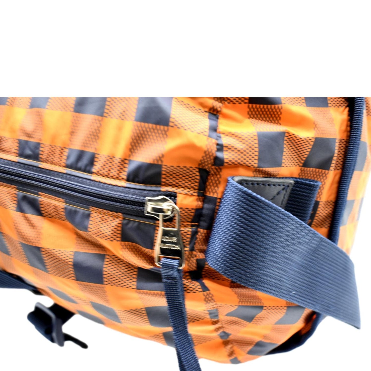 LOUIS VUITTON Keepall 50 Adventure Practical Nylon Damier Masai Duffle Travel Bag Orange - Deals