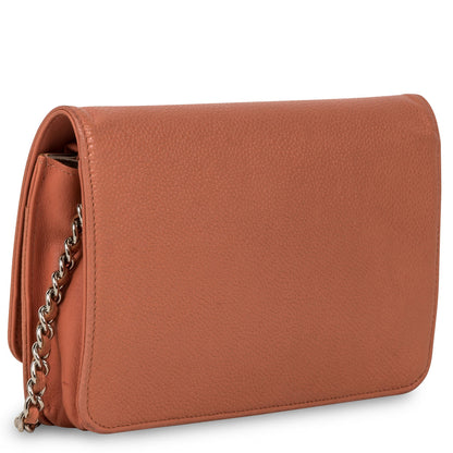 Chanel Wallet On Chain Caviar Silver Crossbody