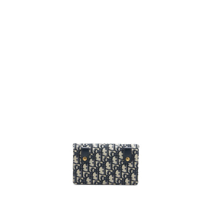 Dior Saddle Belt Pouch Oblique Blue