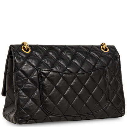 Chanel Classic Flap Calfskin Black Shoulder Bag Style 20