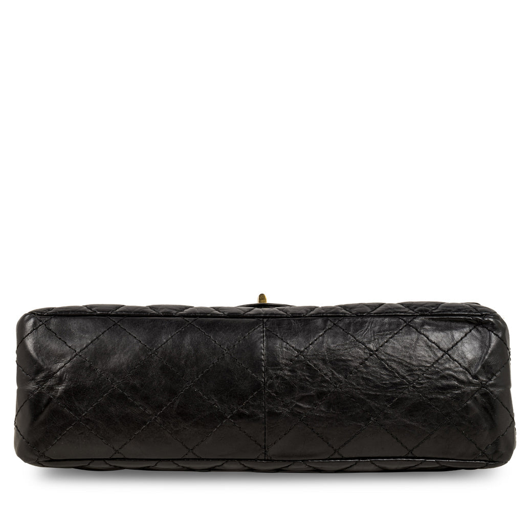 Chanel Classic Flap Calfskin Black Shoulder Bag Style 20