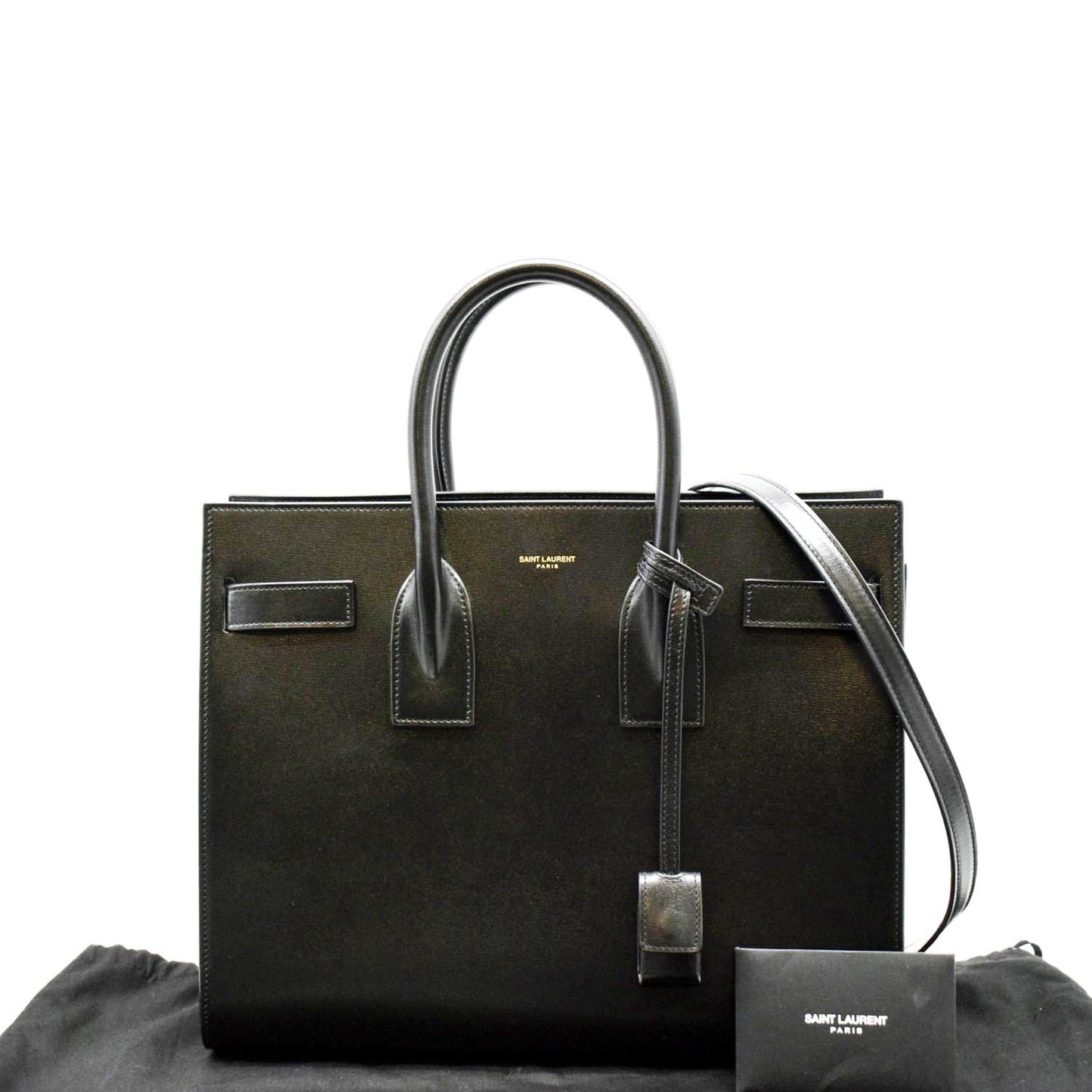 Saint Laurent Sac De Jour Leather Black Shoulder Bag Style 4