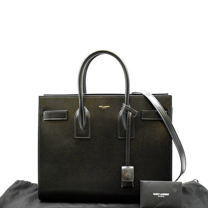 Saint Laurent Sac De Jour Leather Black Shoulder Bag Style 4