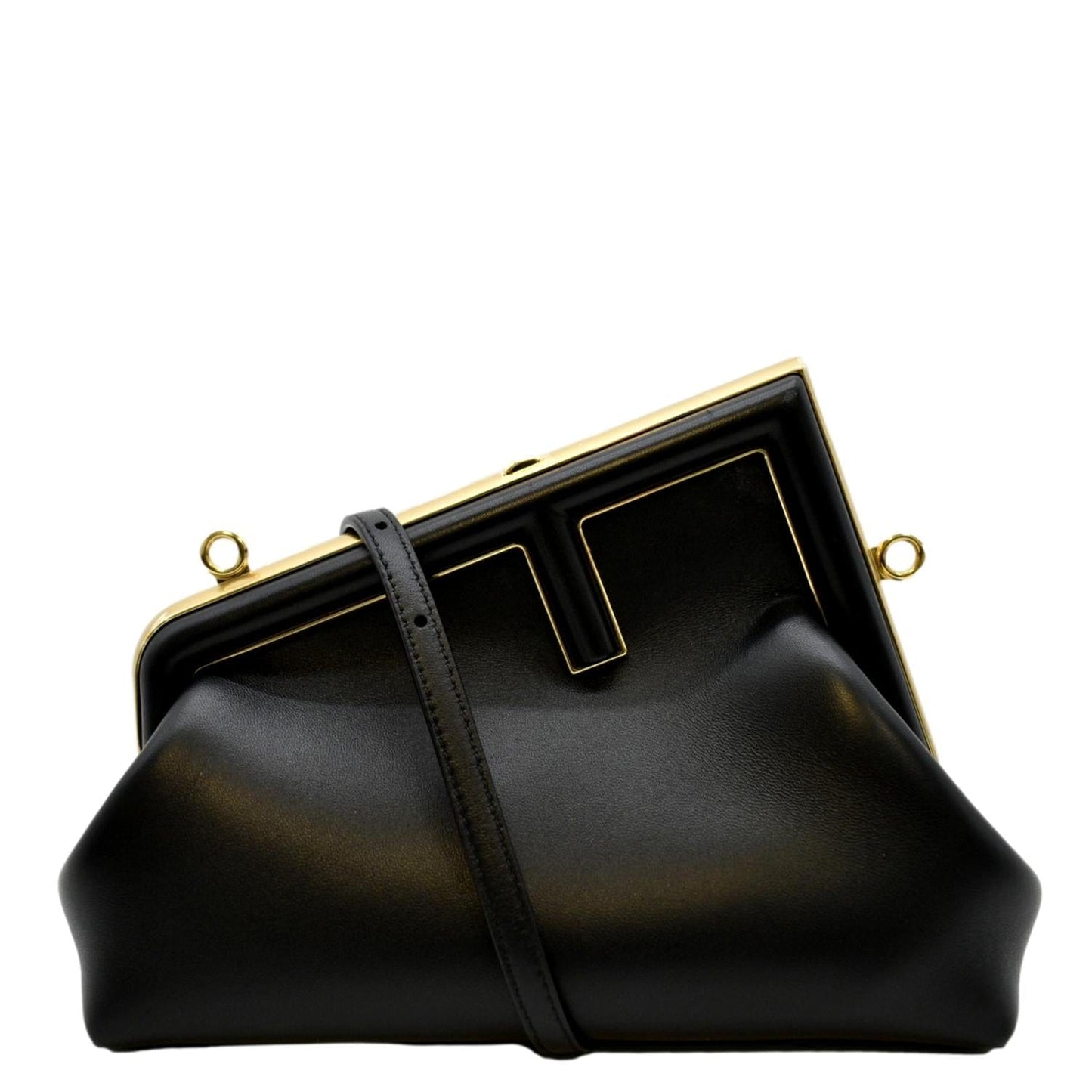 Fendi Fendi First Leather Black Shoulder Bag Leather