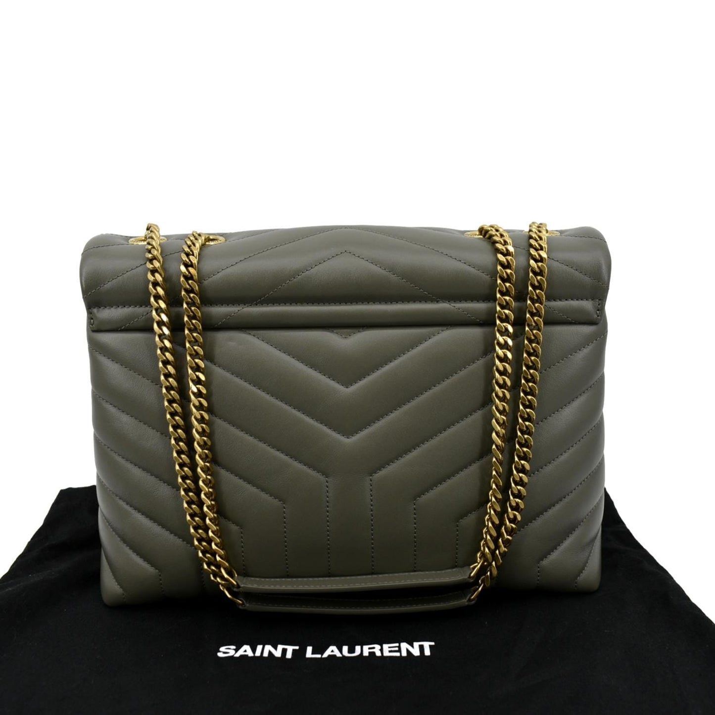 Saint Laurent Loulou Leather Red Shoulder Bag Style 6