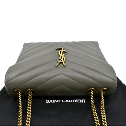 Saint Laurent Loulou Leather Red Shoulder Bag Style 6