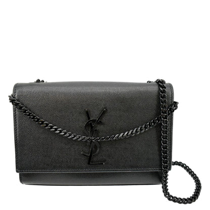 Saint Laurent Kate Leather Black Crossbody Style 15