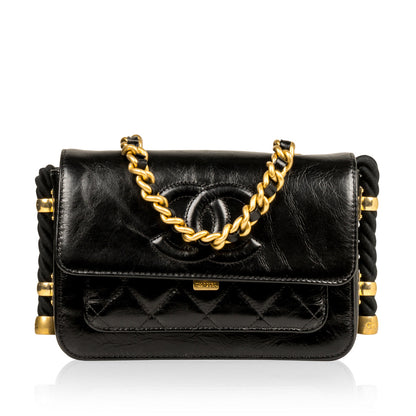 Chanel Timeless Quilted Black Shoulder Bag