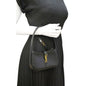 Saint Laurent Le 5 A 7 Leather Black Shoulder Bag