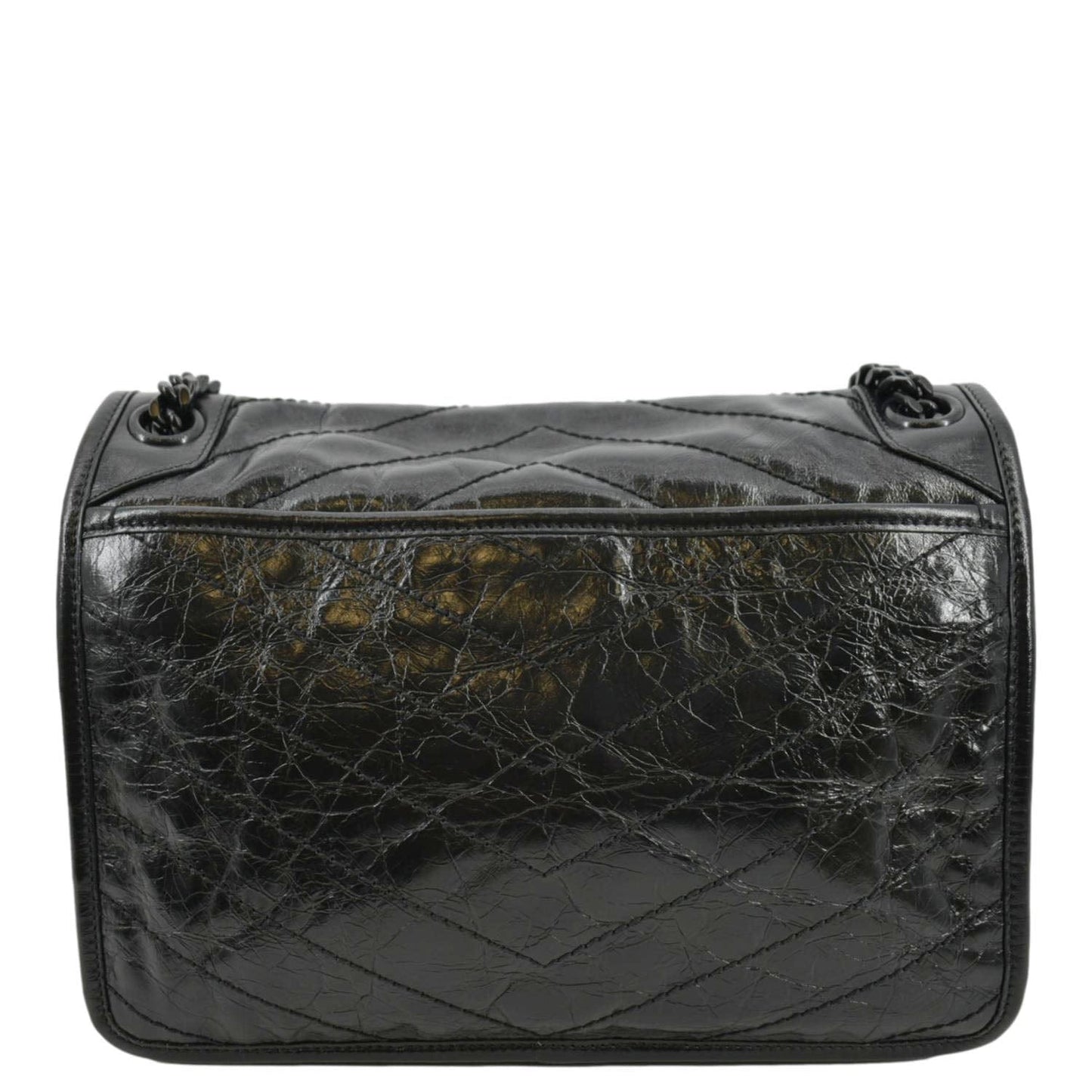 Saint Laurent Niki Leather Black Shoulder Bag Style 3