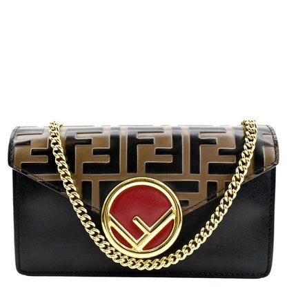 Fendi Luxury Leather Black Crossbody Style 3
