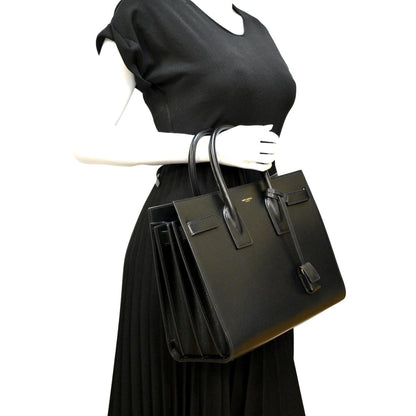 Saint Laurent Sac De Jour Leather Black Shoulder Bag Style 4