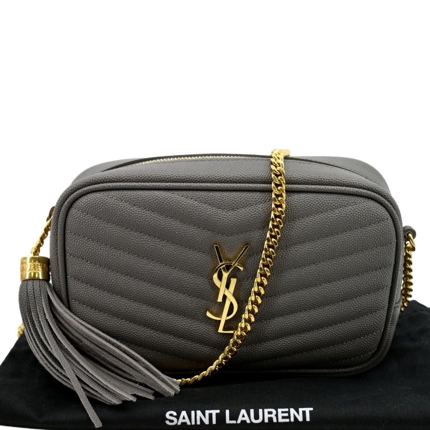 Saint Laurent Lou Leather Red Crossbody Style 9
