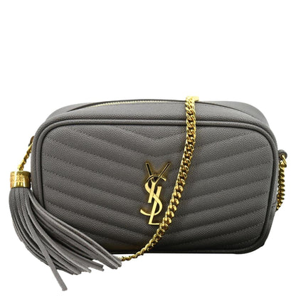 Saint Laurent Lou Leather Red Crossbody Style 9