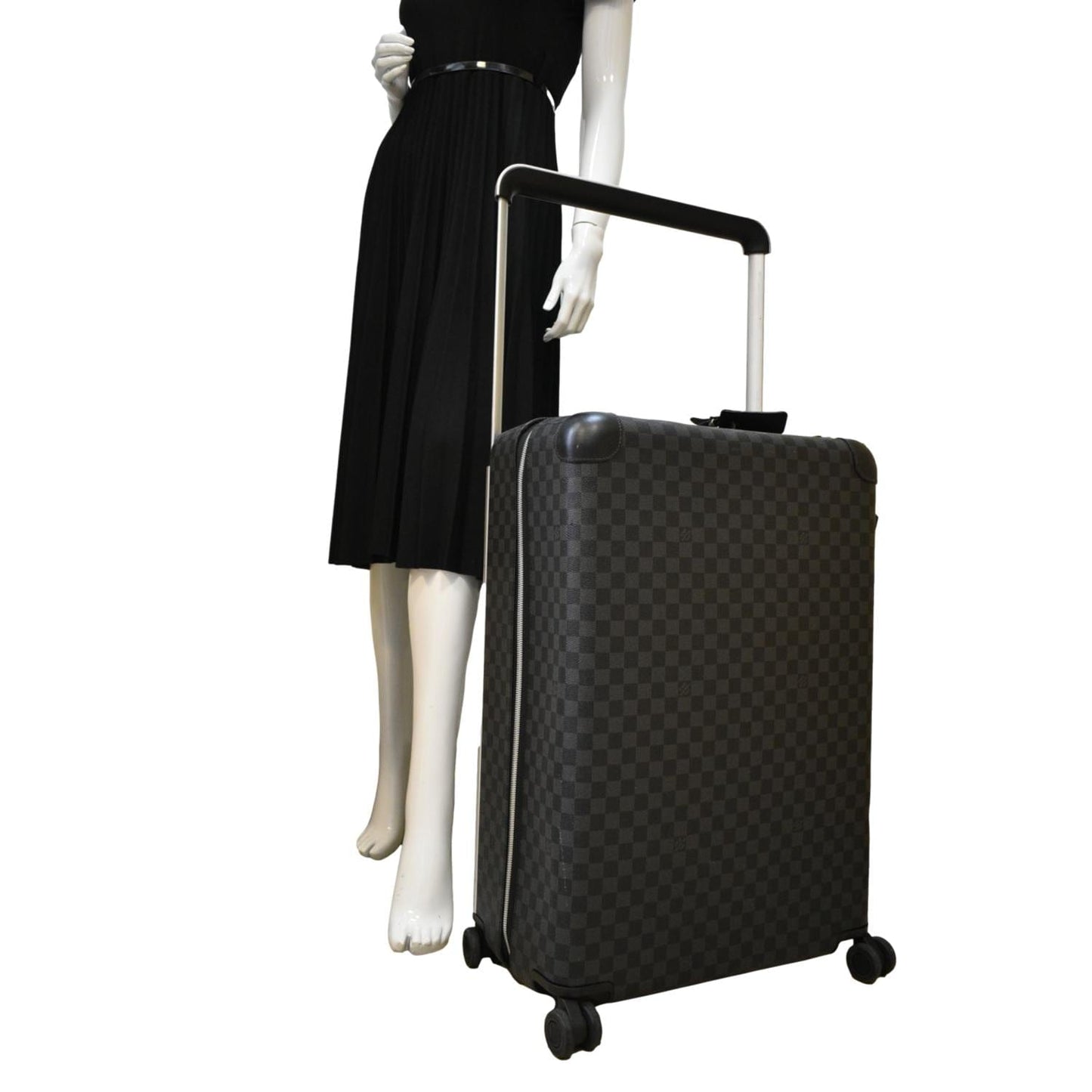 LOUIS VUITTON Horizon 55 Damier Graphite Canvas Travel Bag Black