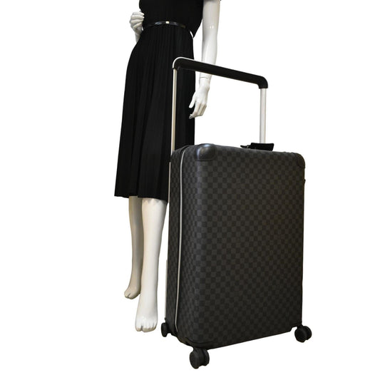 LOUIS VUITTON Horizon 55 Damier Graphite Canvas Travel Bag Black