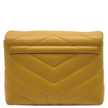 Saint Laurent Loulou Leather Red Crossbody Style 3