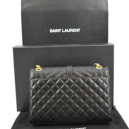 Saint Laurent Envelope Leather Black Crossbody Style 5