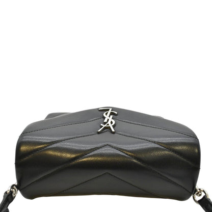 Saint Laurent Loulou Leather Black Shoulder Bag Style 10
