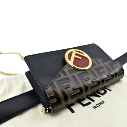 Fendi Luxury Leather Black Crossbody Style 3