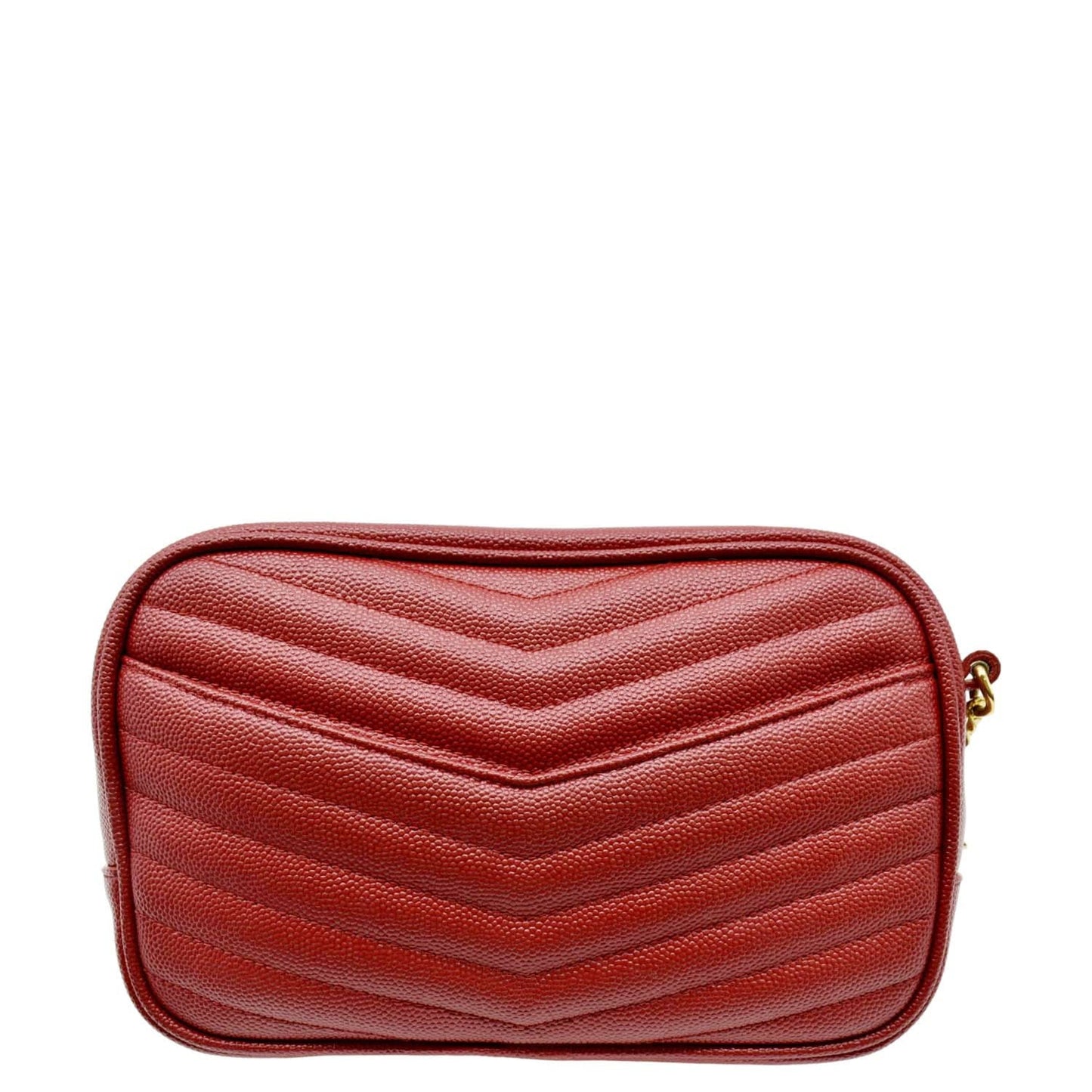 Saint Laurent Lou Leather Red Crossbody Style 11