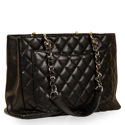 Chanel Timeless Caviar Black Tote Bag Style 35