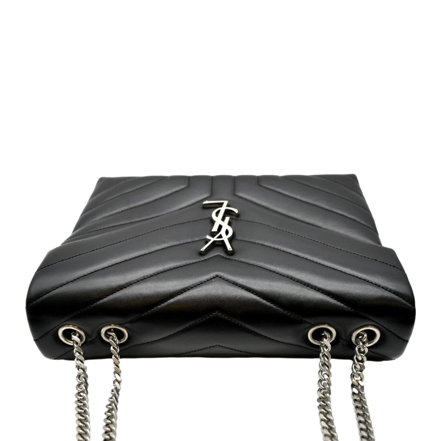 Saint Laurent Loulou Leather Black Shoulder Bag Style 8
