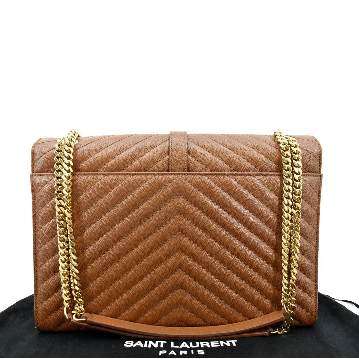 Saint Laurent Envelope Leather Red Shoulder Bag Style 10