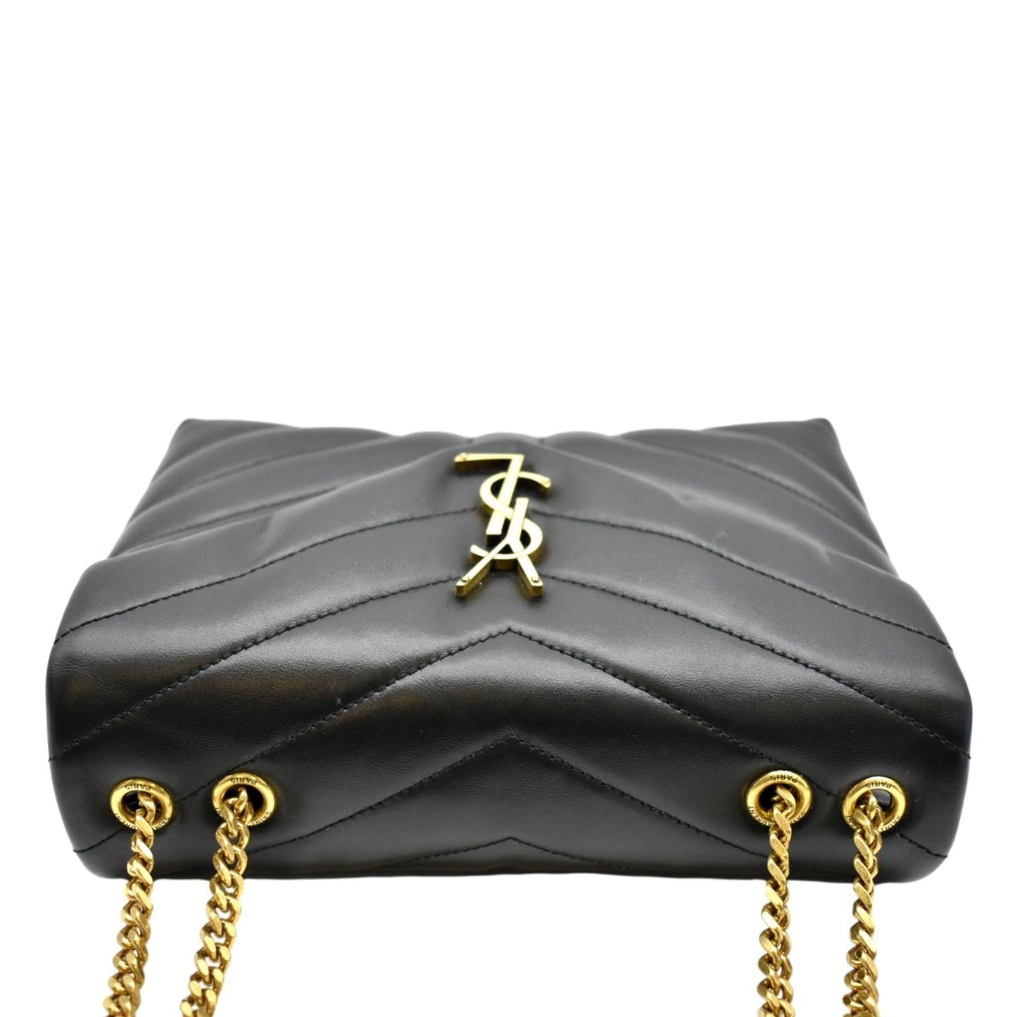 Saint Laurent Loulou Leather Black Shoulder Bag Style 7