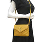 Saint Laurent Loulou Leather Red Crossbody Style 3