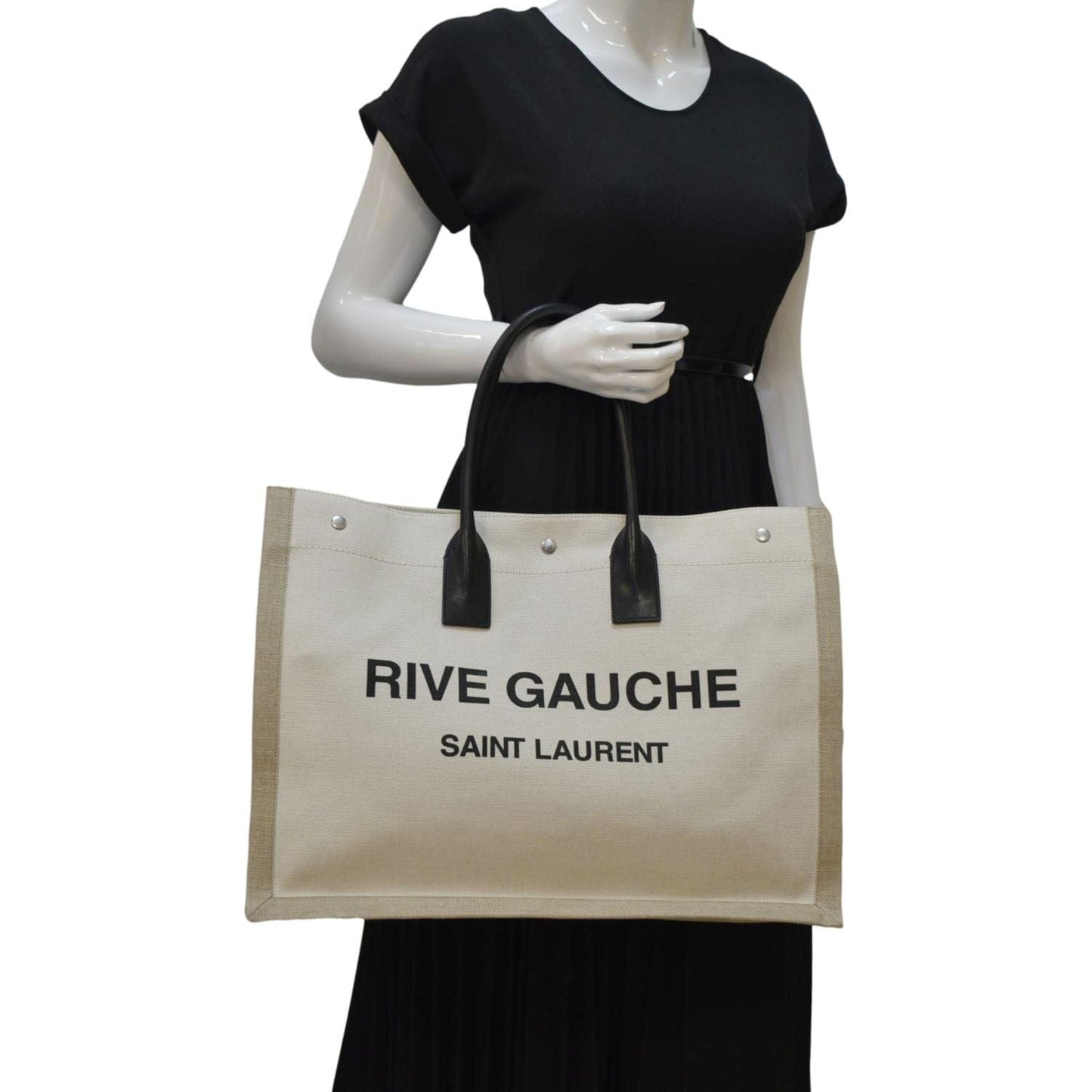 Saint Laurent Leather Red Tote Bag Style 7