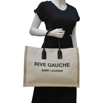 Saint Laurent Leather Red Tote Bag Style 7