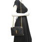 Saint Laurent Envelope Leather Black Crossbody Style 5