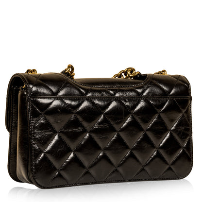 Chanel Classic Flap Caviar Black Shoulder Bag Style 145