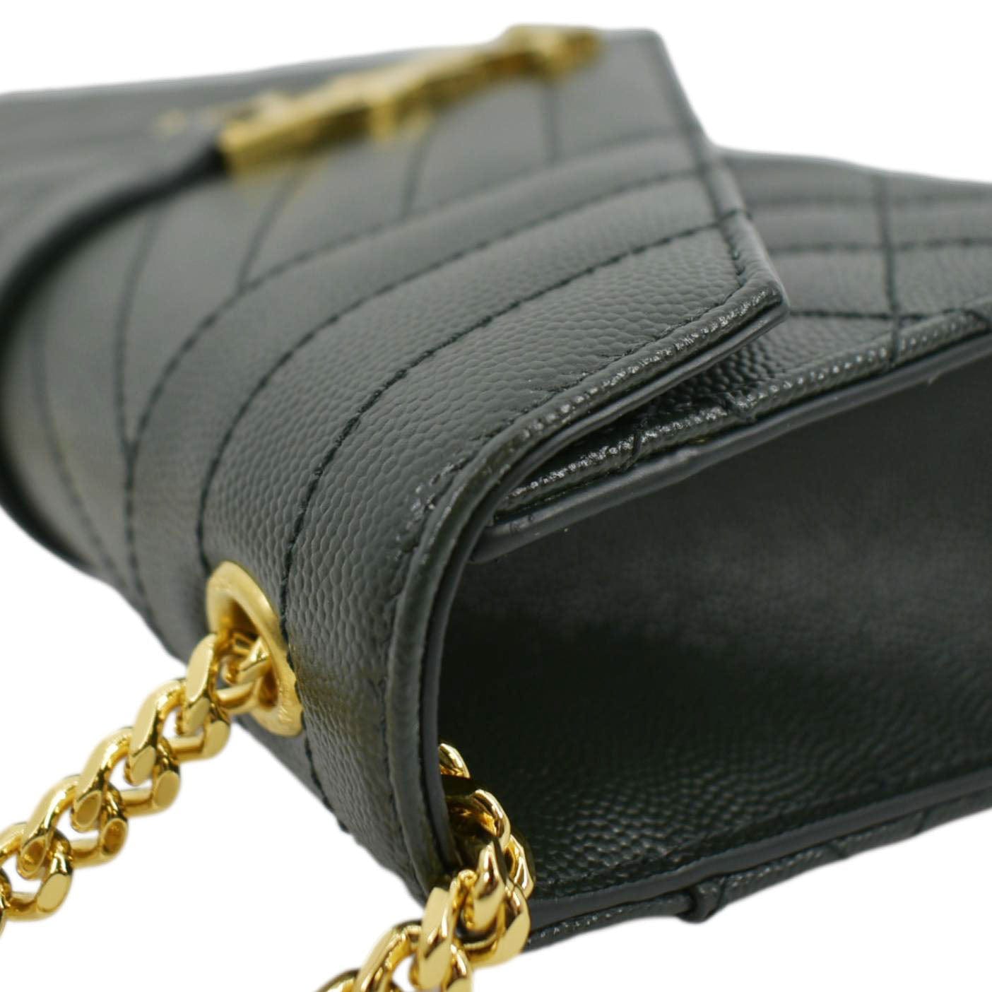 Saint Laurent Envelope Leather Red Shoulder Bag Style 12