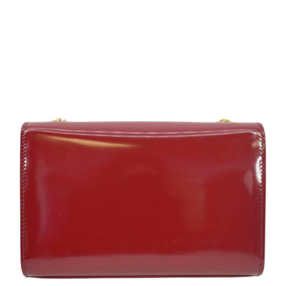Saint Laurent Kate Leather Red Crossbody Style 8
