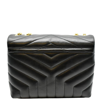 Saint Laurent Loulou Leather Black Shoulder Bag Style 7