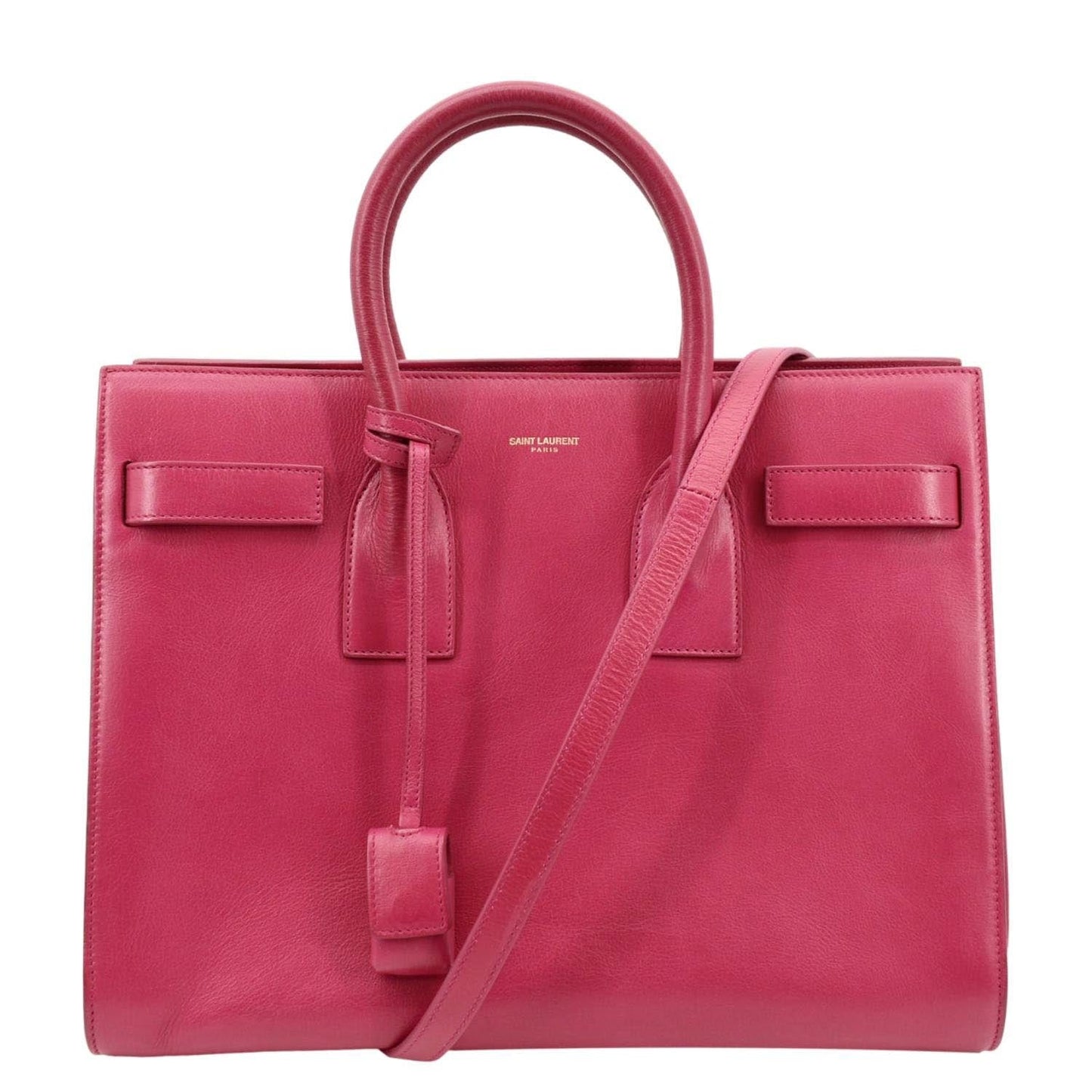 Saint Laurent Sac De Jour Leather Red Shoulder Bag Style 3
