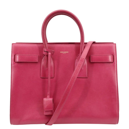 Saint Laurent Sac De Jour Leather Red Shoulder Bag Style 3