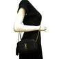 Saint Laurent Lou Leather Black Crossbody Style 24